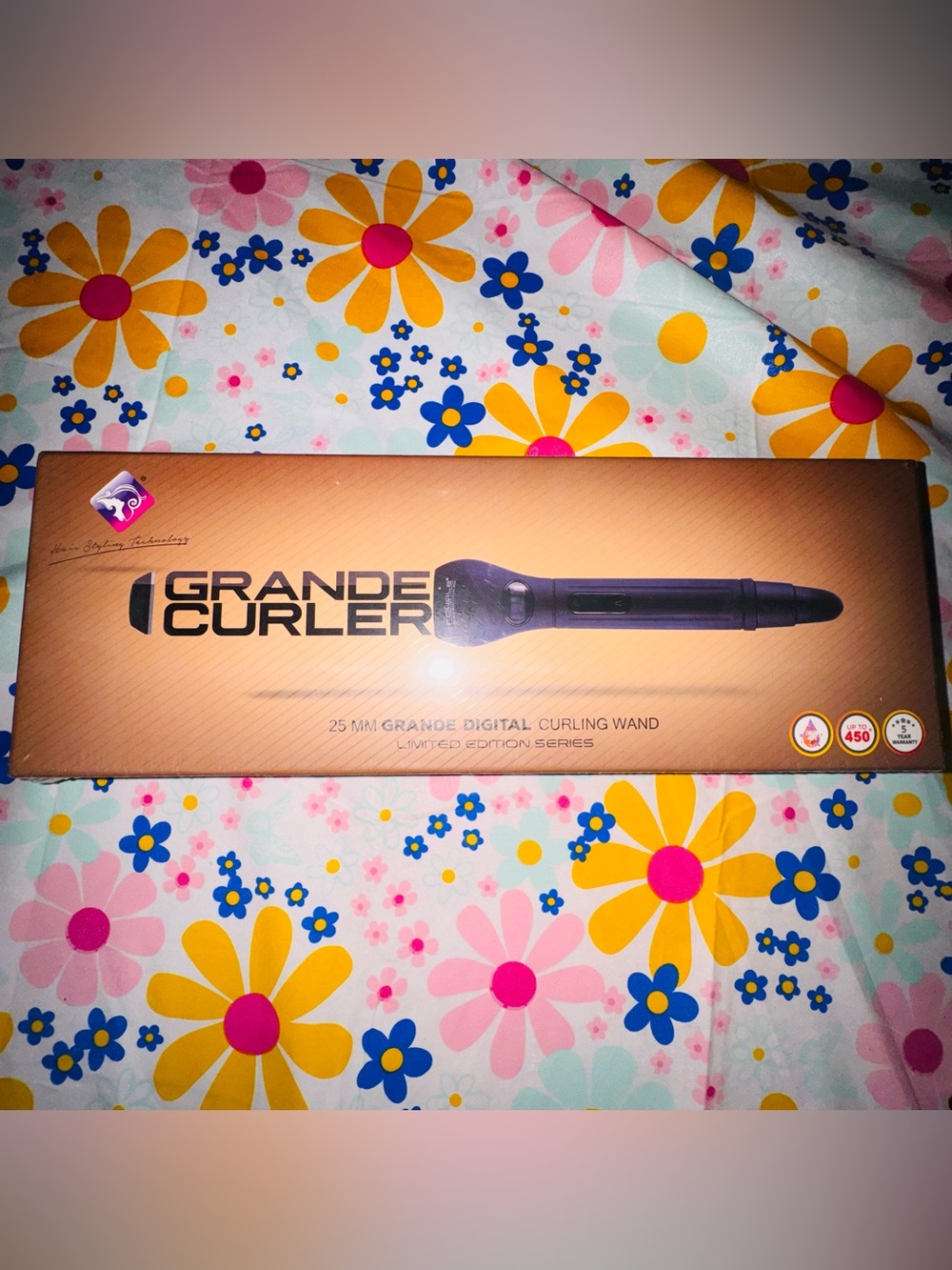25mm Grande Digital curling wand from Royale, a limited edition series- NIB
